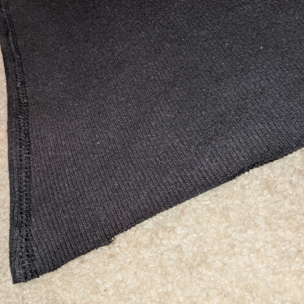Faded glory cropped black cami/tank - Picture 7 of 15